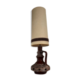 Vintage openwork ceramic lamp - 60s-70s - Fat Lava / Space style
