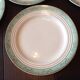 Six flat plates decor Sully by Ceranord/ vintage 50/60s