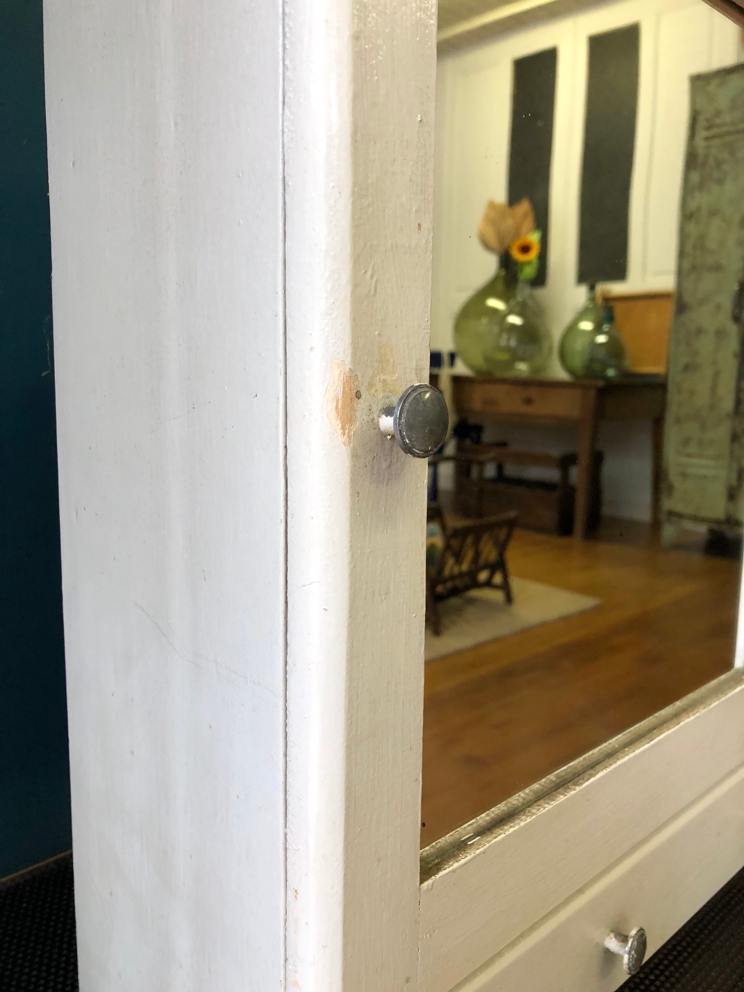 Wooden medicine cabinet