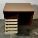Vintage Italian Cabinet on Wheels, 1970s