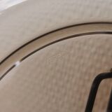 Set of 6 dessert plates vereco smoked brown 70's vintage