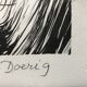 Composition. original lithograph signed by roswitha doérig.