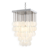 Lustre “Palais de Verre” en verre de Murano, Italie, années 70