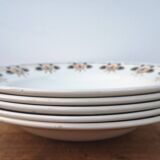 Old soup plates, "Françoise" model, Badonviller factory