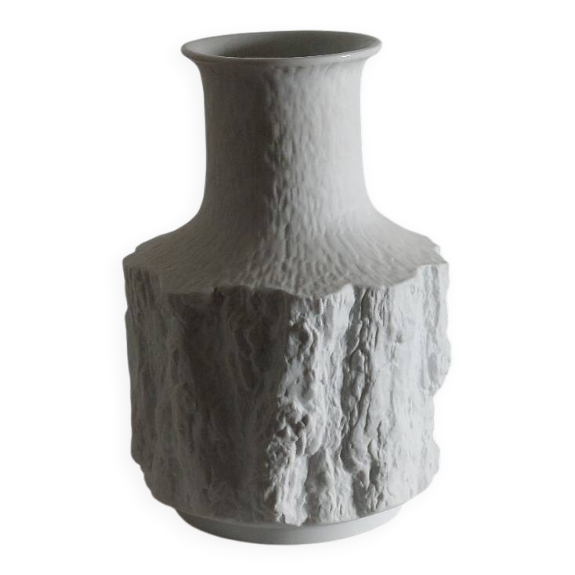 Vase en biscuit de porcelaine Bareuther, milieu XXème