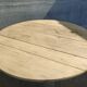 Roundtable with folding sides