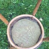 Thonet cane bistro chair