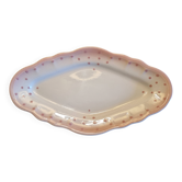 retro tray in French earthenware
