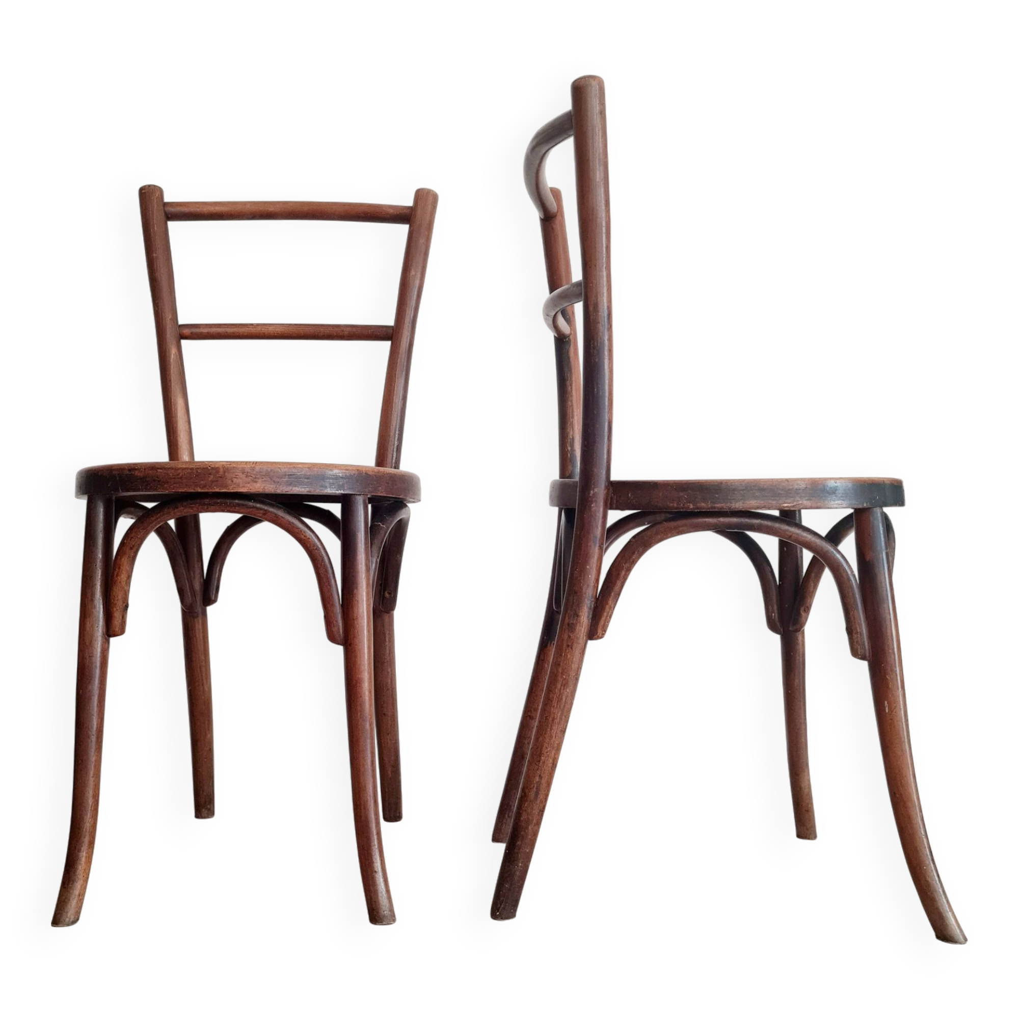 Chaises bistrot bois courbé