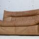 Sofa by Michel Ducaroy, leather, 1978. Model Dianthus. Edited by Ligne Roset.