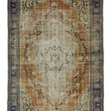 One-of-a-Kind Turkish Handwoven Vintage Rug - Timeless Vintage Elegance 275x 180 cm