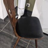 Suite de 10 chaises de bistrot Baumann modèle "Gentiane" vintage, années 1960