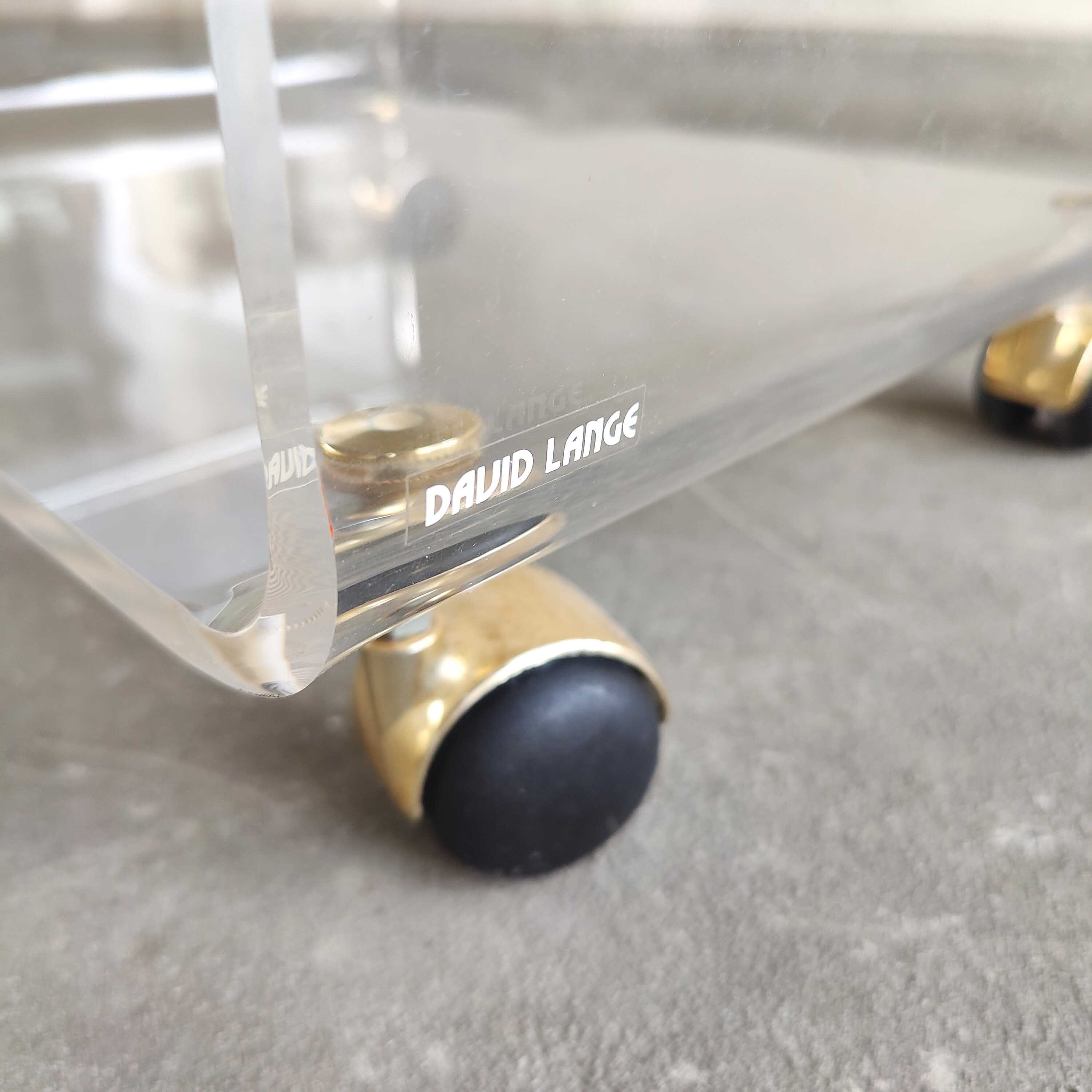 Transparent platinum service David Lange
