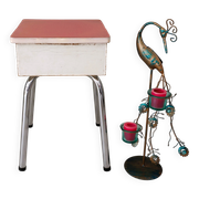 Vintage storage stool