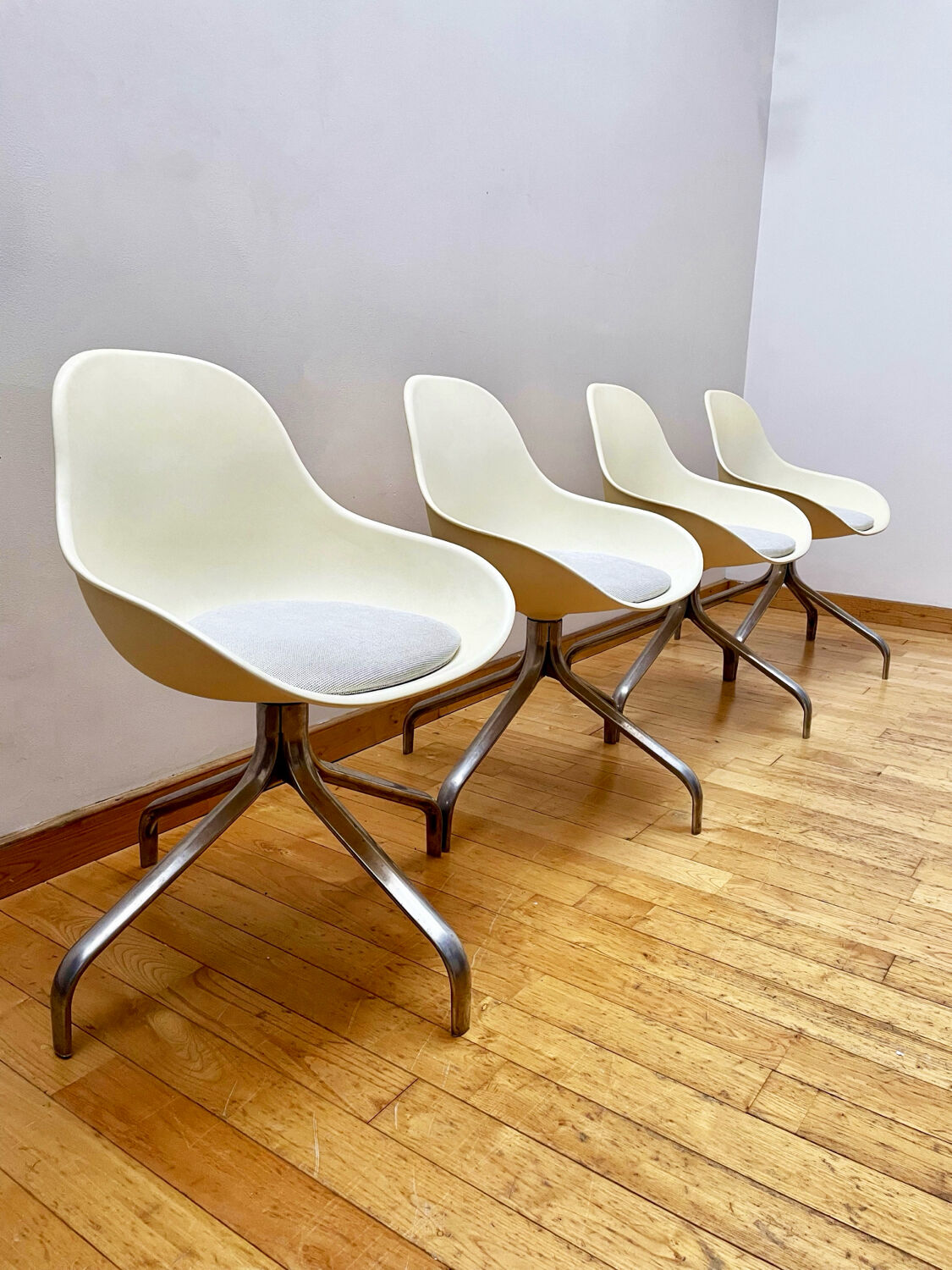 Set of 4 IKEA Chris Martin ABS chairs