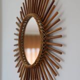 Rattan sun mirror 400mm