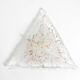 Post Modern Murano glass triangle ceiling lamp by Sylcom, Italy, 1985