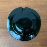 Artistic vintage German glass bowl plate by Hans Jürgen Richartz for Mathildenhütte, Solingen.