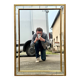 Vintage mid-century Hollywood Regency style mirror