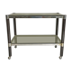 Vintage service 70 in wood, metal and glass