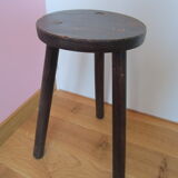 Wooden tripod stool