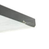 Square coffee table with steel frame by Poul Kjærholm