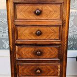 Bedside above marble with a niche and 4 drawers