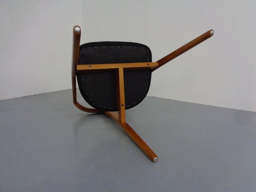 Mid-Century Tripod Beech Chair, 1960s
