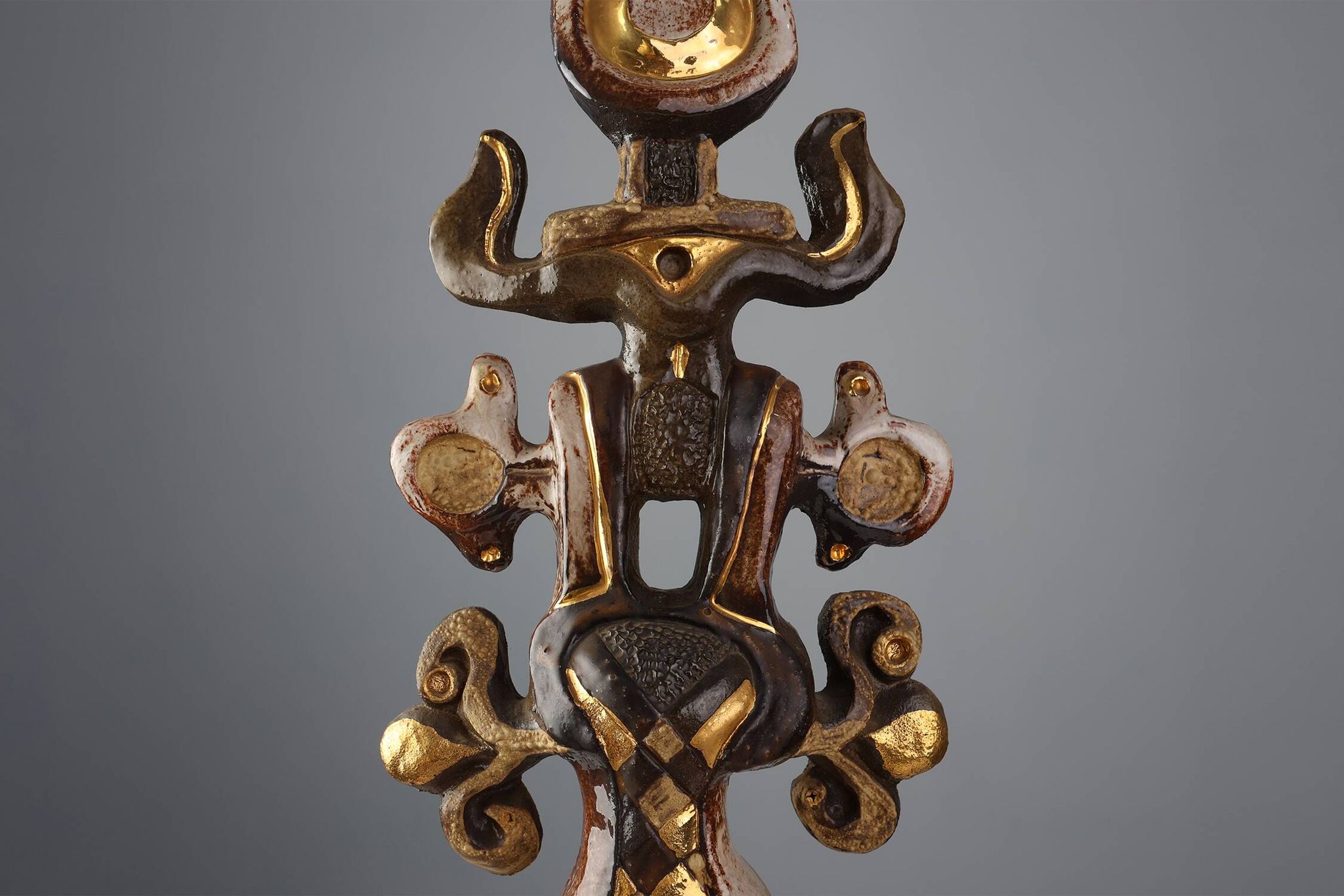 Totem signed and numbered by Elisabeth Vandeweghe for Perignem, Belgium, 19