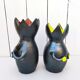 Paire de vases anthropomorphe céramique