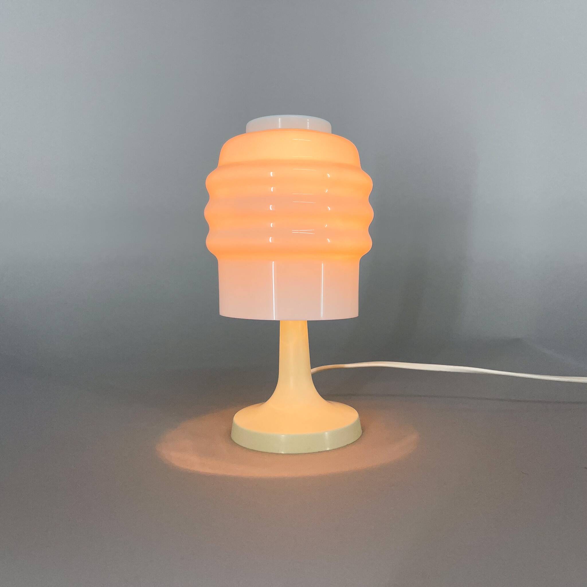 Small Mid-century Plastic Table or Bedside lamp, 1970s