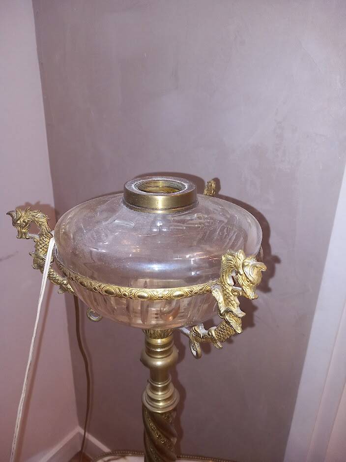 Napoleon III era smoking lamp
