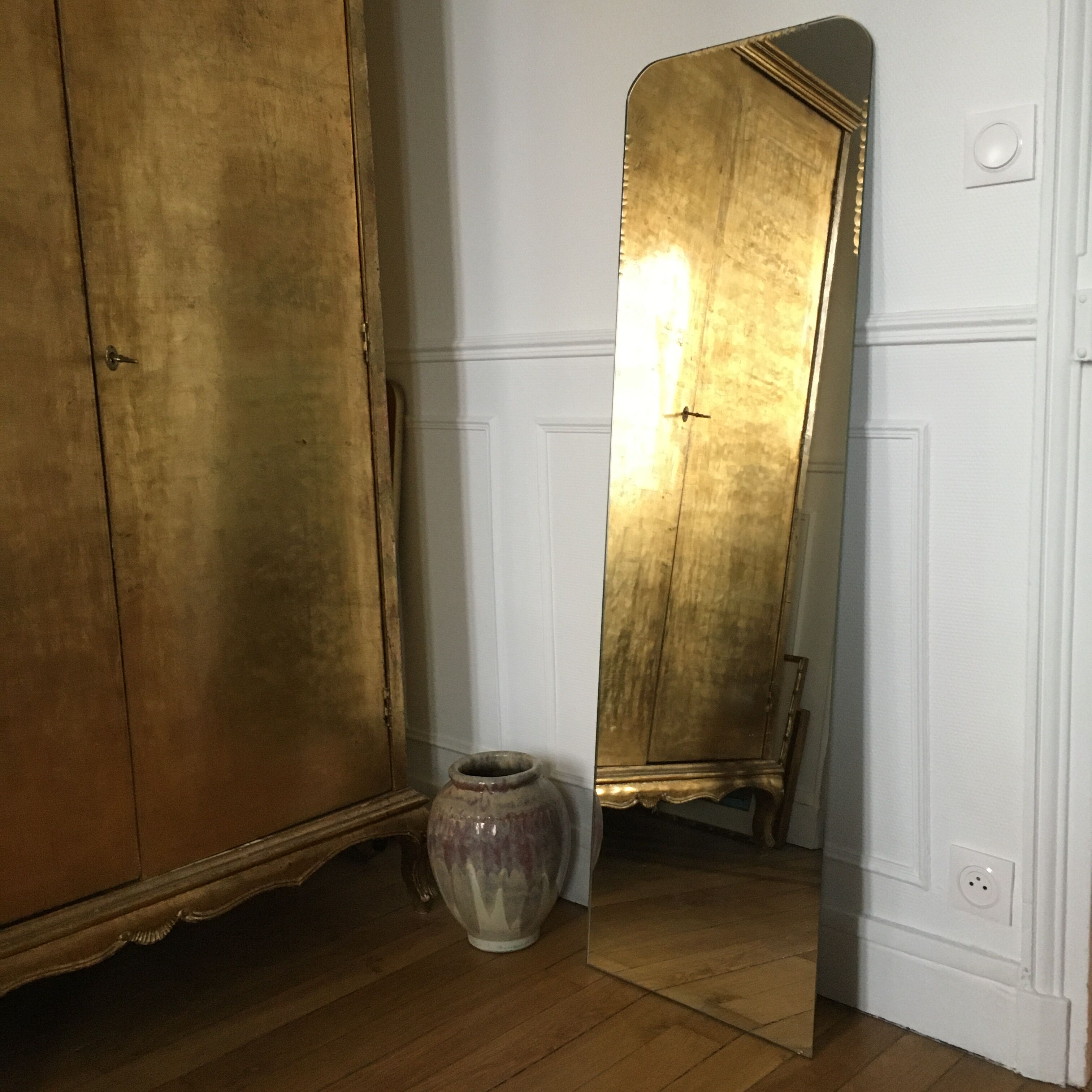 50's Mirror to Pose  42x143cm