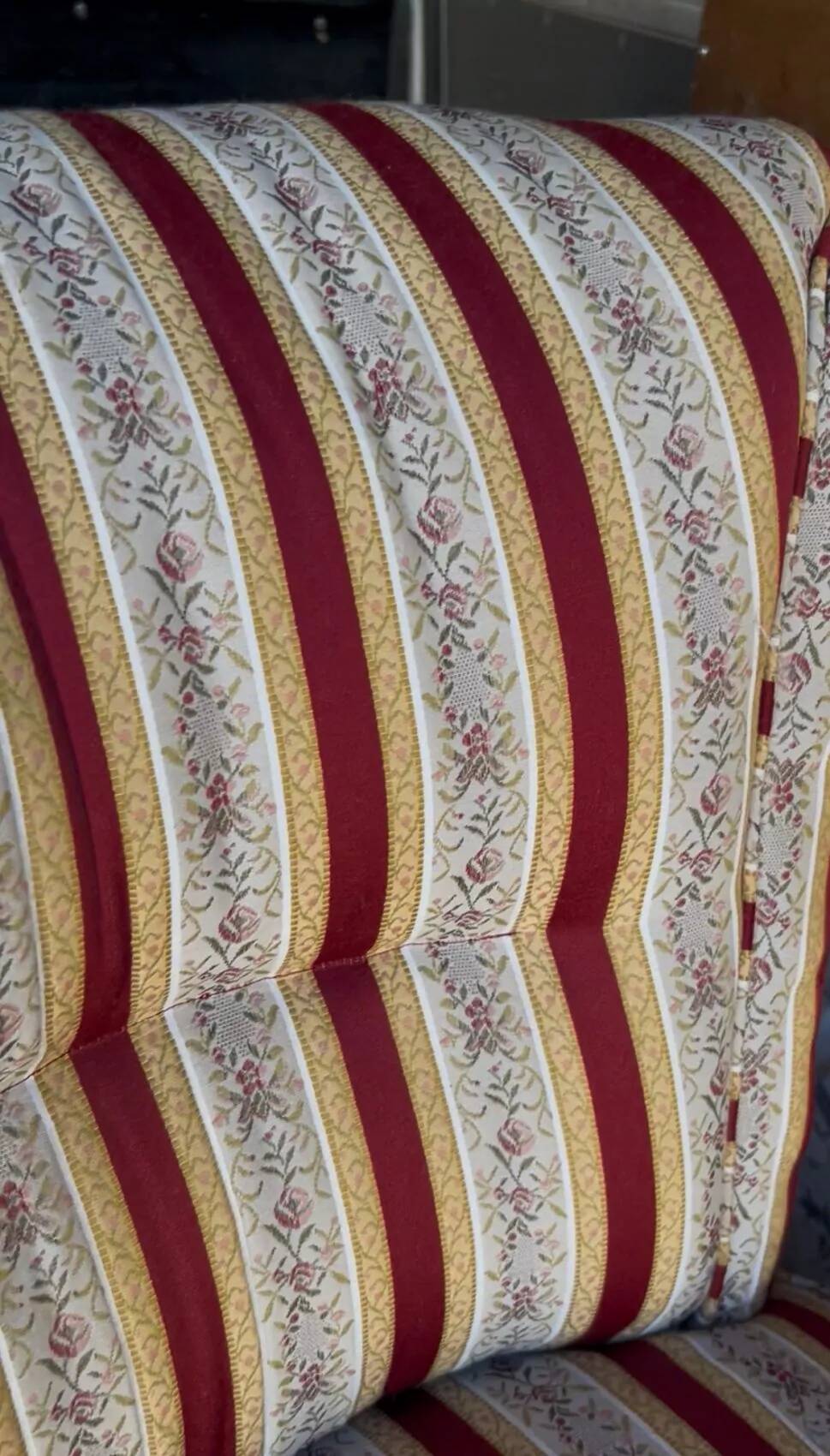 Napoleon III period upholstered armchair – stylish and comfortable