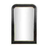 19th C Black and Gold Napoleon III Mirror