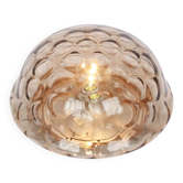 Wall/Ceiling Light in Smoked Glass, Sputnik, Germany