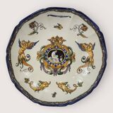 Melon dish in Gien earthenware, 19th century