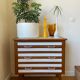 Commode en bois trois tiroirs