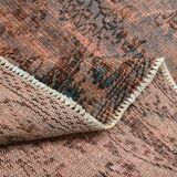 Tapis turc vintage classique en laine terracotta