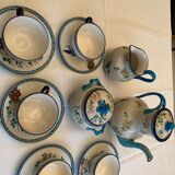 Tea set in Longwy
