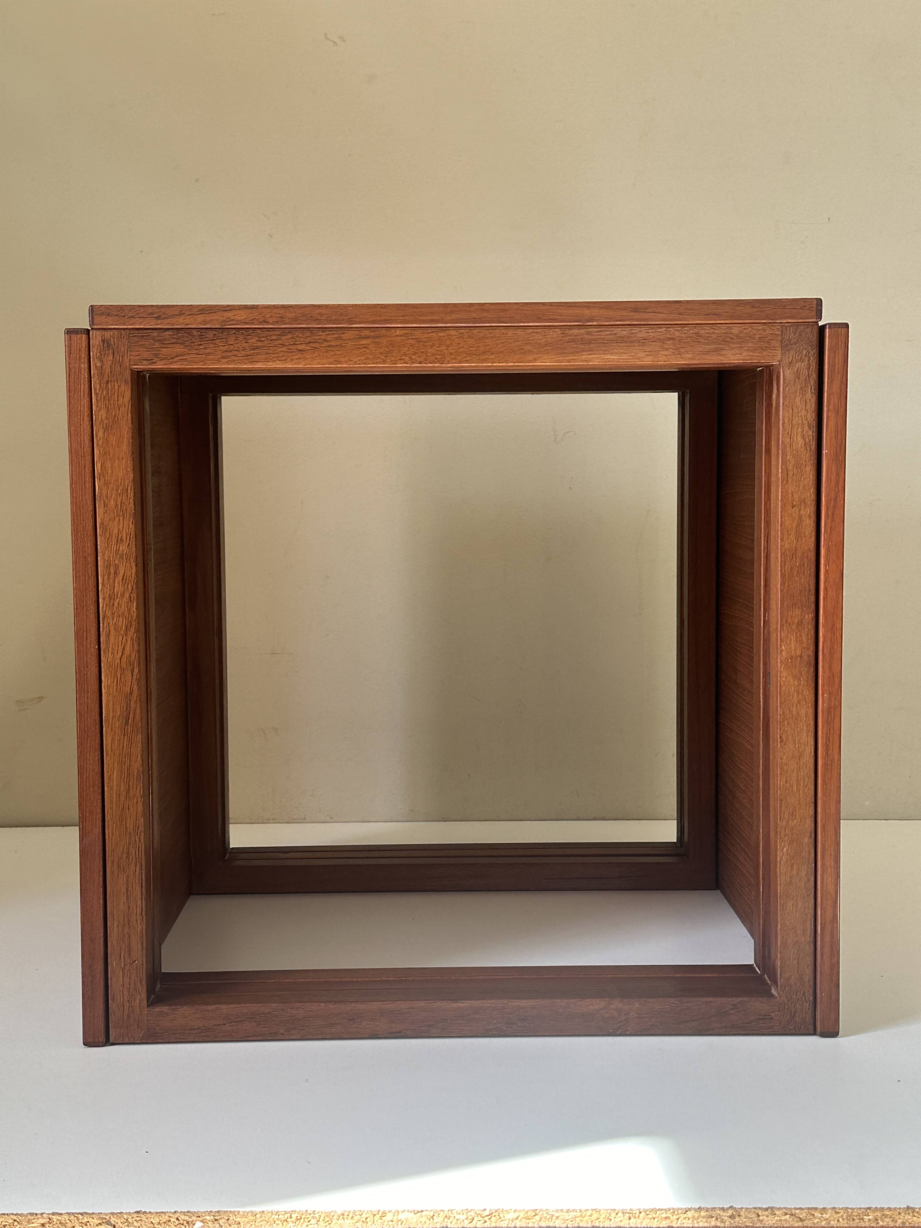 Tables encastrables teck kai kristiansen design années 60