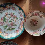 4 cups and under cups of the 19th century earthenware factory of sarreguemines