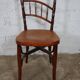 Chaise bistrot ancienne en bois tourné début 20ème