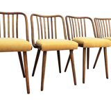 Dining Chairs attributed to A. Suman for Tatra Nabytok, Czechoslovakia, 196