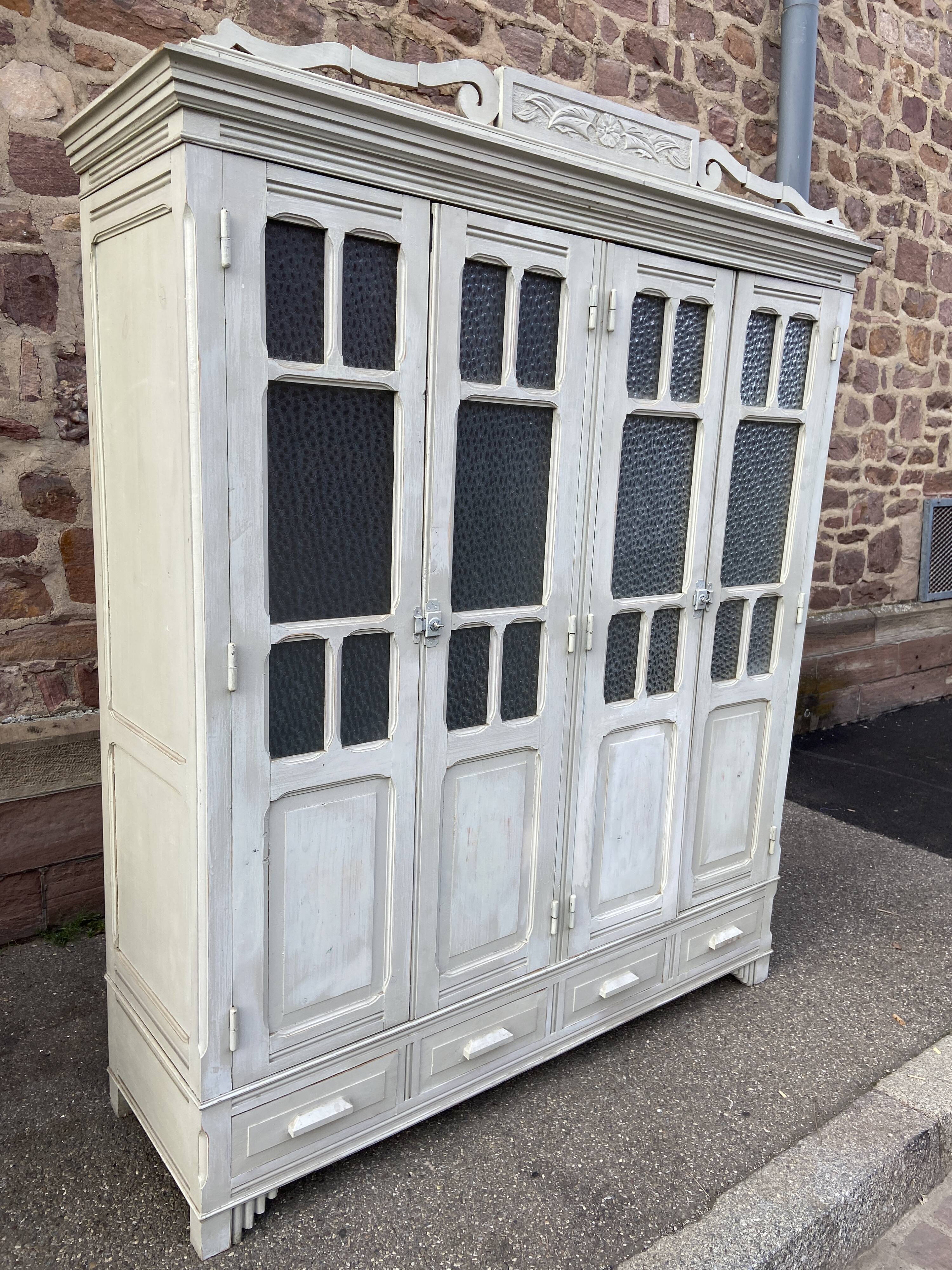 Parisian wardrobe retro 4 doors 30-40s