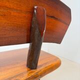 Brutalist bench and armchair set