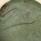 Denbac: ceramic and gilded bronze vase from the Art Nouveau period