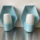 Pair of Scandinavian Vintage Bathroom Sconces Wall lamps