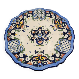 Old Rouen porcelain plate