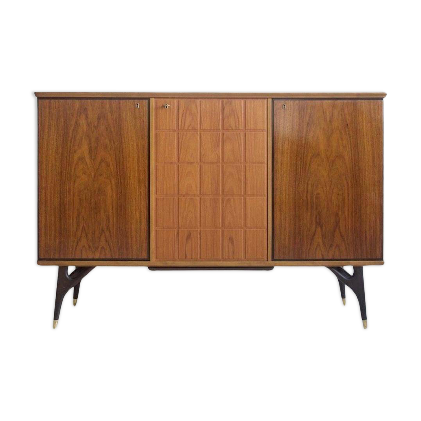 Buffet scandinave en hêtre et teck de Tabergs Mobler